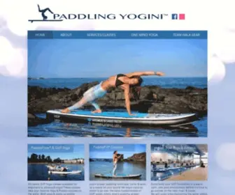 Paddlingyogini.com(SUP Yoga & Paddling in Issaquah) Screenshot