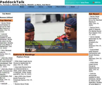 Paddocktalk.com(F1, Formula 1, NASCAR, IndyCar, MotoGP, Le Mans, And More) Screenshot