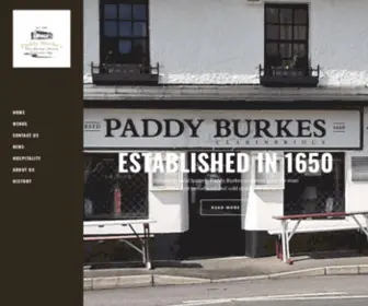 Paddyburkesgalway.com(Paddy Burke's Oyster Inn Galway) Screenshot