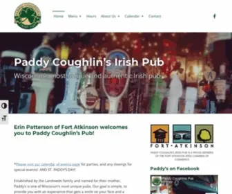 Paddycoughlinspub.com(One) Screenshot