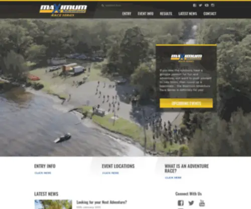 Paddypallinadventure.com.au(Maximum Adventure Race Series) Screenshot