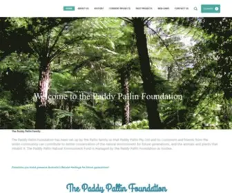 Paddypallinfoundation.org.au(Helping to preserve Australia) Screenshot