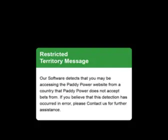 Paddypower.co.uk(Paddypower) Screenshot