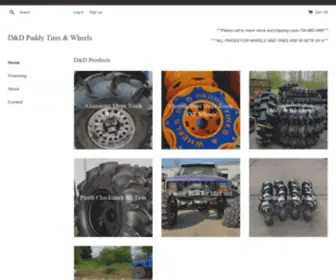 Paddytires.com(D&D Paddy Tires & Wheels) Screenshot