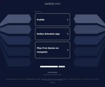 Padelet.com(Padelet) Screenshot