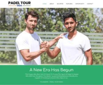 Padeltourindia.com(Padel Tour India) Screenshot