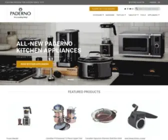Paderno.com(High Quality Cookware) Screenshot