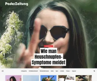 Paderzeitung.de(Paderborn, Bielefeld, Gütersloh, Herford, Höxter, Lippe, Minden, Detmold) Screenshot