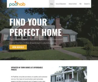 Padhab.com(Columbia, SC Homes for Rent) Screenshot