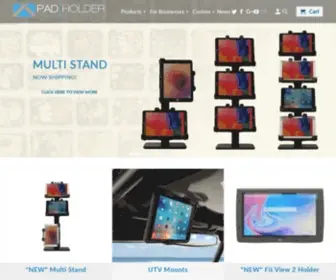 Padholder.com(IPad and Tablet Holders) Screenshot