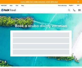Padi.com(Try scuba diving. Learn to dive with PADI) Screenshot