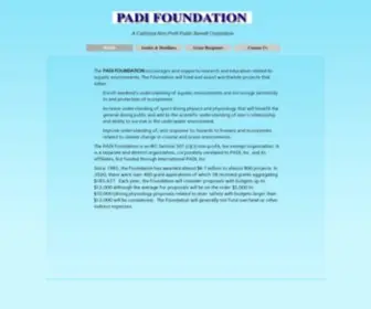 Padifoundation.org(Blank Template) Screenshot