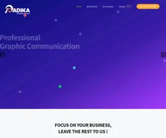 Padikasolutions.com(Years of experience in advertisement and marketing brings our clients a key to success) Screenshot
