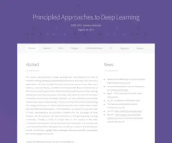 Padl.ws(Principled Approaches to Deep Learning) Screenshot