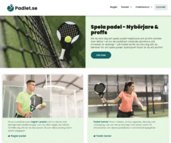 Padlet.se(Spela padel) Screenshot