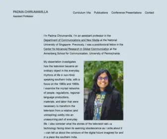 Padmachi.com(Assistant Professor) Screenshot
