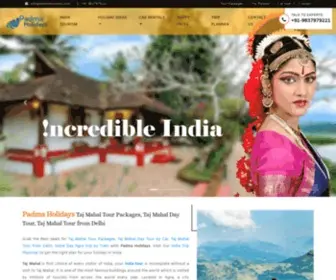 Padmaholidays.com(Honeymoon Tour Packages) Screenshot