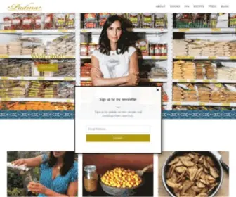 Padmalakshmi.com(Padma Lakshmi) Screenshot