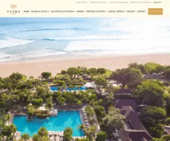 Padmaresortlegian.com(Padma Resort Legian) Screenshot