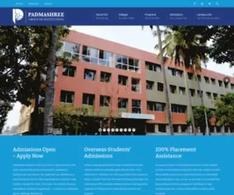 Padmashree.org(Academic Exellence) Screenshot