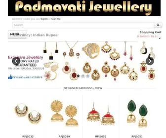 Padmavatijewellery.com(Imitation Jewellery Manufacturers Mumbai India) Screenshot