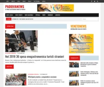 Padovanews.it(Il primo quotidiano online di Padova) Screenshot