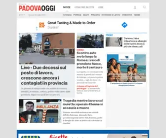 Padovaoggi.it(PadovaOggi il giornale on line di Padova) Screenshot