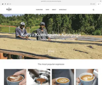 Padrecoffee.com.au(Padre Coffee) Screenshot