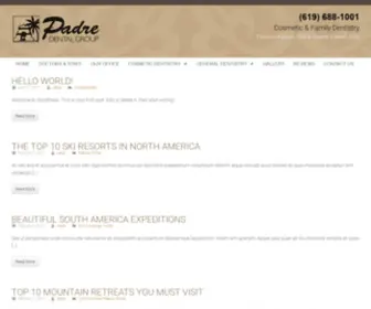 Padredental.com(Padre Dental Group) Screenshot