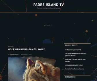 Padreislandtv.com(Padre Island Tv) Screenshot