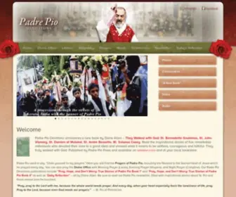 Padrepiodevotions.org(Padre Pio DevotionsPadre Pio Devotions) Screenshot