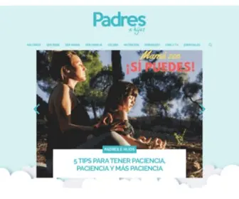 Padresehijos.com.mx(Otro sitio realizado con WordPress) Screenshot