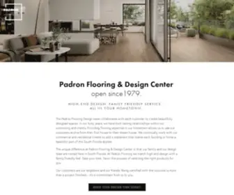 Padronflooring.com(Padron Flooring and Design Center) Screenshot