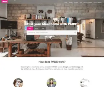 Pads.com.co(Inmuebles en Venta y Arriendo en Colombia) Screenshot