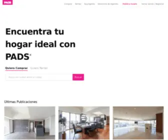 Pads.mx(Inmuebles en venta y renta en CDMX) Screenshot