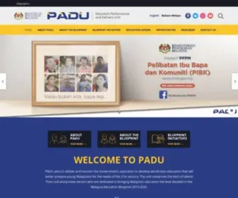 Padu.edu.my(Padu) Screenshot