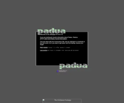 Padua.org(Padua) Screenshot