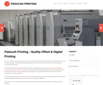 Paducahprintingcorp.com(Paducah Printing) Screenshot