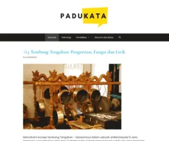 Padukata.com(Padukan Kata) Screenshot