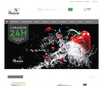 Padulafood.ch(Vente en ligne de produits italiens) Screenshot