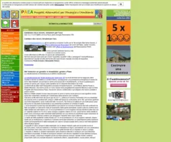 Paea.it(PAEA Progetti Alternativi per l'Energia e l'Ambiente) Screenshot