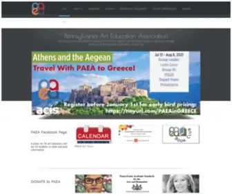 Paeablog.org(Pennsylvania Art Education Association) Screenshot