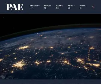 Pae.com(Global Leader of Government Services & Support) Screenshot