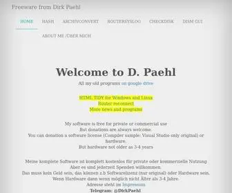 Paehl.de(Freeware from Dirk Paehl) Screenshot