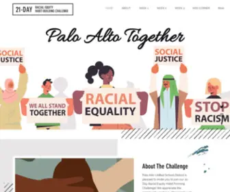 Paequitychallenge.com(21-Day Racial Equity Habit-Building Challenge) Screenshot