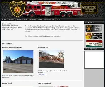 Pafd.ca(Perth-Andover Fire Rescue) Screenshot