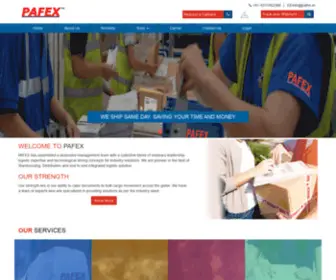 Pafex.in(Courier Service Provider in Delhi) Screenshot