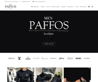 Paffos.com.ua(Бутик мужской одежды) Screenshot