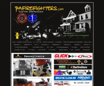 Pafirefighters.com(Pa Firefighters) Screenshot