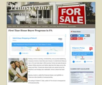 Pafirsttimehomebuyer.net(First Time Home Buyer Programs in PA) Screenshot